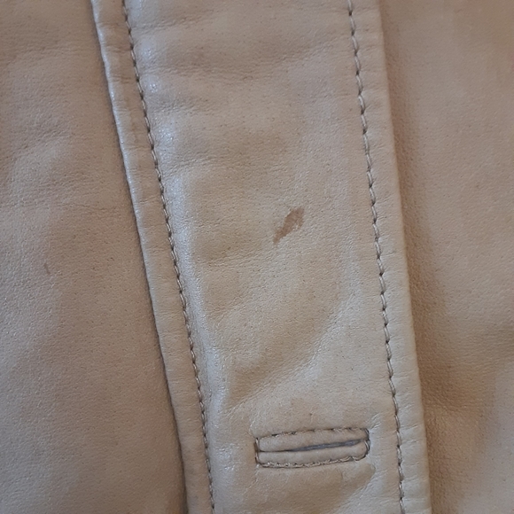 DANIER leather Camel Colour Coat- Women's Size Small - Picture 13 of 13